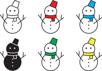 雪だるま　アイコン