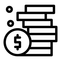 cash vector design icon . Svg
