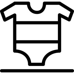baby dress vector design icon . Svg