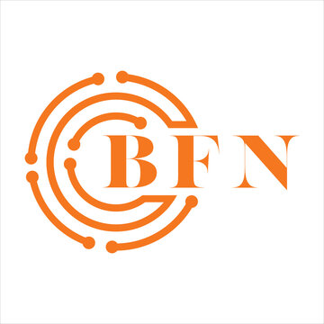 BFN letter design. BFN letter technology logo design on white background. BFN Monogram logo design for entrepreneur and business