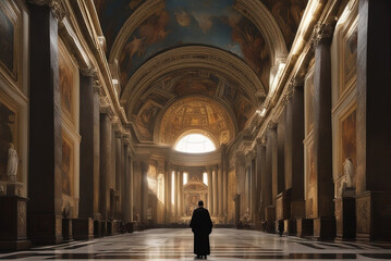 Vatican full view - obrazy, fototapety, plakaty