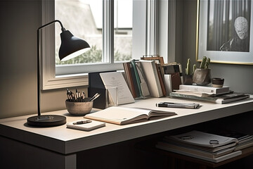 office desk background image, wallpaper, workspace, minimalistic, desktop, work, interior design
