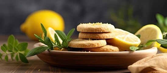 The organic lemon verbena biscuits are a delicious and healthy dessert option perfect for a sweet and tasty snack while sticking to a balanced diet and cooking with wholesome ingredients