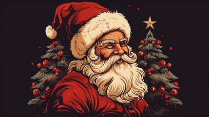 dessin d'art de Noël vacances du nouvel an Propre Mise en page de base vide gratuite vierge pour une carte de vœux du site Web fond d'écran d'affiche, nouveau, nouvel an, arbre de Noël, cadeau, simple