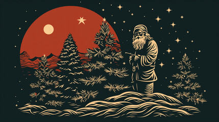 dessin d'art de Noël vacances du nouvel an Propre Mise en page de base vide gratuite vierge pour une carte de vœux du site Web fond d'écran d'affiche, nouveau, nouvel an, arbre de Noël, cadeau, simple - obrazy, fototapety, plakaty