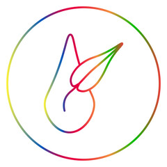 ecology gradien icon