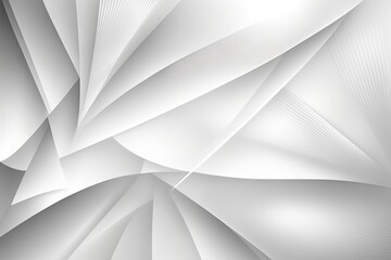 White abstract background with lines and waves