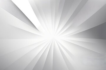Abstract white and gray background with light rays