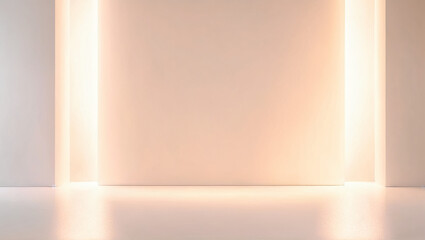 A minimalistic abstract light pearl color background designed for product presentation.