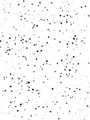 Splashed paint stain, splash texture of small particles. Uneven ink droplets, grunge effect.