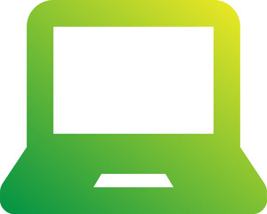 Lime Laptop Icon