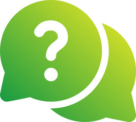 Lime Questions Icon - obrazy, fototapety, plakaty