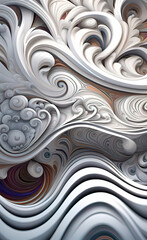 Abstract background of lines and patterns for design, beautiful ornament