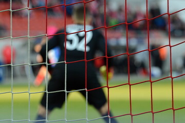 Fußball Torwart Stadion Symbolbild © rlang