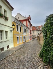 Fototapeta na wymiar Picturesque alleys,Prague Old Town,Czech Republic