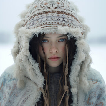 Portrait of an Eskimo.