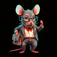 mouse with bow