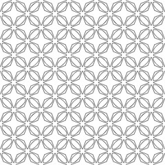 Black seamless abstract pattern. Overlay for background and backdrop. Ornamental design. PNG graphic illustration with transparent background.
