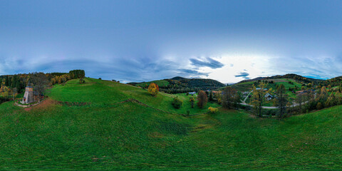 Panoramic picture 360, Małopolska, Dubne © Maciej G. Szling