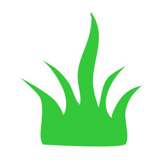 Grass Savanna Cartoon Vector Illustration 