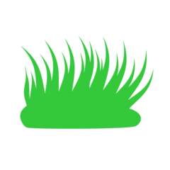 Gordijnen Grass Savanna Cartoon Vector Illustration  © Ibnu