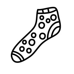 Socks Outlines Vector Illustration 