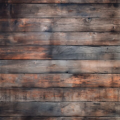 Captivating texture of aged, dry, and rough dark wooden boards, exhibiting a blend of gray and brown shades. Ideal as a wood background wallpaper.