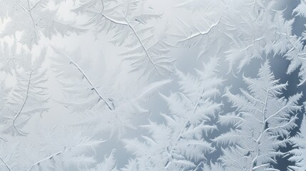  a close up of a frosted glass window with a tree branch in the middle of the frosted window.