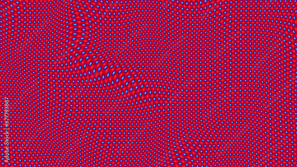 Leinwandbilder animated abstract technology dark background random dots and grid 4k. looping footage