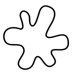 Obraz premium Splash Lines Style Vector 