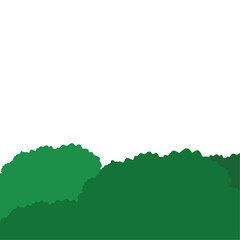 Obraz premium Nature hedge, Garden green bushes. Cartoon shrub and bush vector