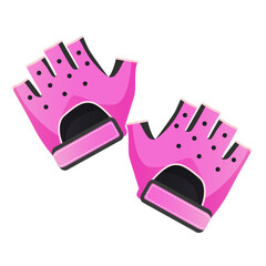 Sportive gloves for training isolated on a white background
