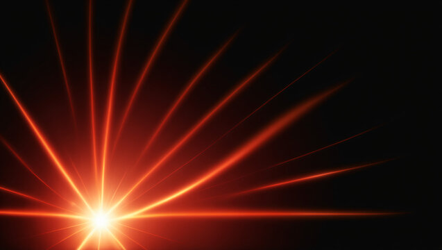 Overlay, flare light transition, effects sunlight, lens flare, light leaks. High-quality stock image of warm sun rays light effects, overlays or Rose Gold flare isolated on black background for design