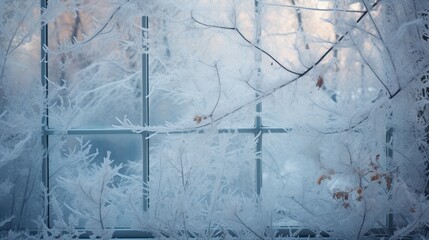  a frosty window with a cross in the middle of the frame and a cross in the middle of the frame.