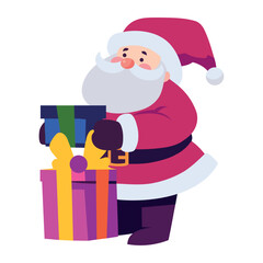 santa claus gift presents