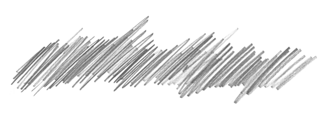 Lines hatching grunge graphite pencil background and texture isolated on white, design element