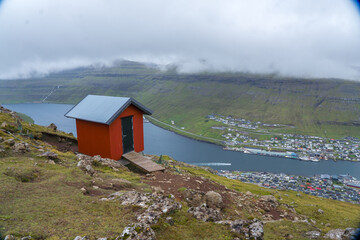 house in the mountains
