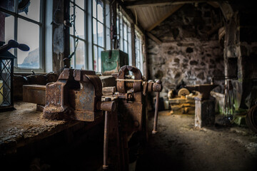old abandoned factory