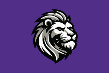 Dynamic Vector Lion Mascot Logo - High-Performance Sports Team Emblem for Impactful Branding