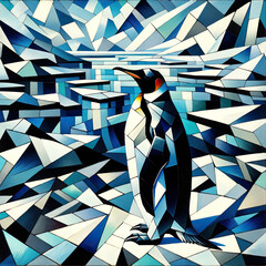 Pinguin Fraktal © Maximilian