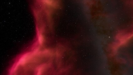 Universe filled with stars, nebula and galaxy