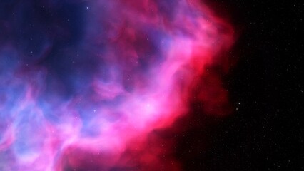 Obraz premium Universe filled with stars, nebula and galaxy