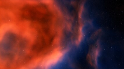 Obraz premium Space nebula, for use with projects on science, research, and education. Illustration 