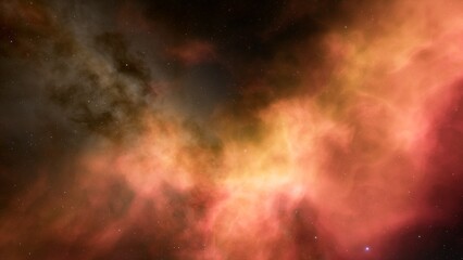 Obraz premium Space nebula, for use with projects on science, research, and education. Illustration 