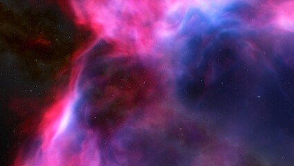 Obraz premium Space nebula, for use with projects on science, research, and education. Illustration 