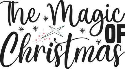 Calligraphy phrase for Christmas. Hand drawn lettering for Xmas greeting cards, invitation. Good for t-shirt, mug, scrap booking, gift, printing press. Holiday quote.. bundle design  .Black and white 