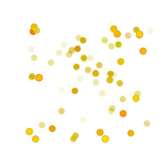 Golden blurred bokeh lights
