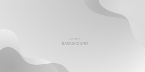 white and gray vector wave modern background with space for text and message. concept design