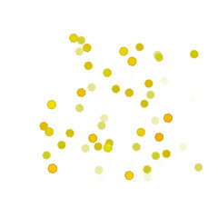 Golden blurred bokeh lights