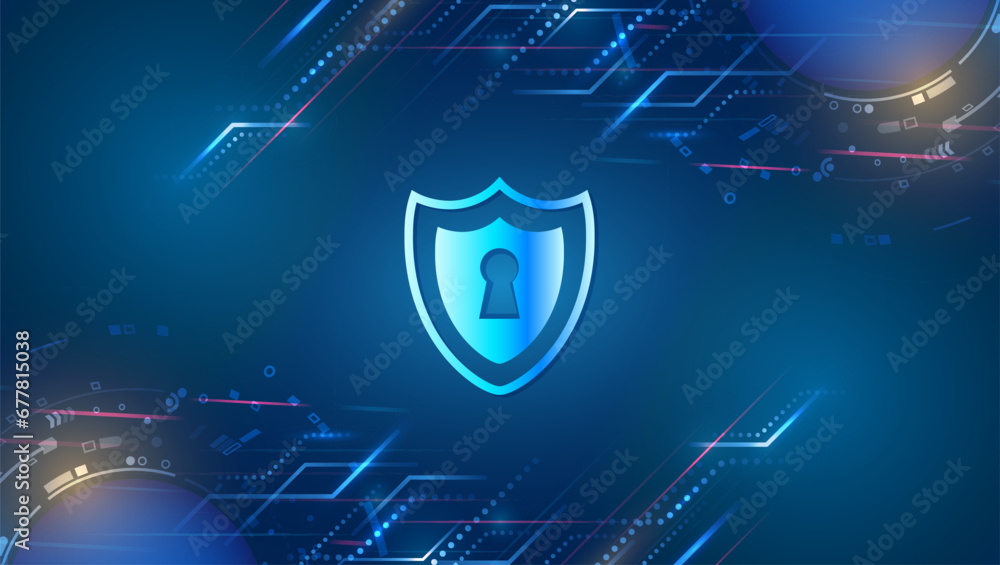 Aufkleber vector illustration of data security services. data protection, privacy, and internet security conce